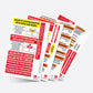 57 Piece Solar Label Pack | Solar Installer Warning Label Kit