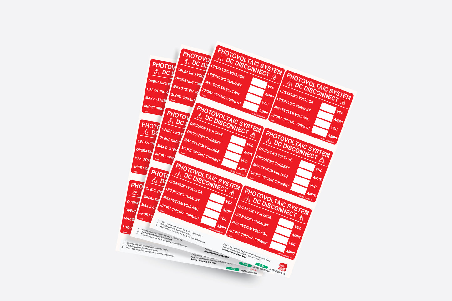 F-048 - Photovoltaic System DC Disconnect