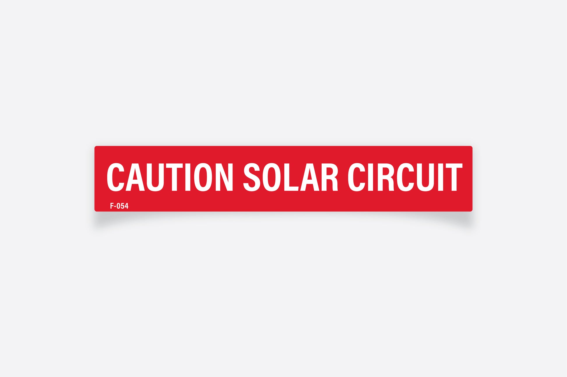 Caution Solar Circuit
