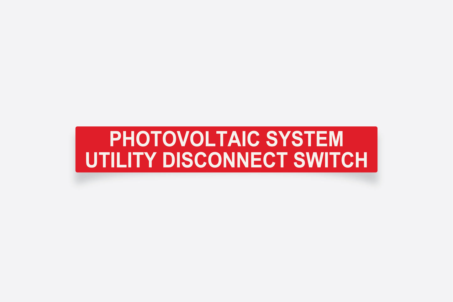 Photovoltaic System Utility Disconnect Switch
