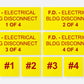 F.D. - Electrical BLDG Disconnect Placard Set (1 of 4)