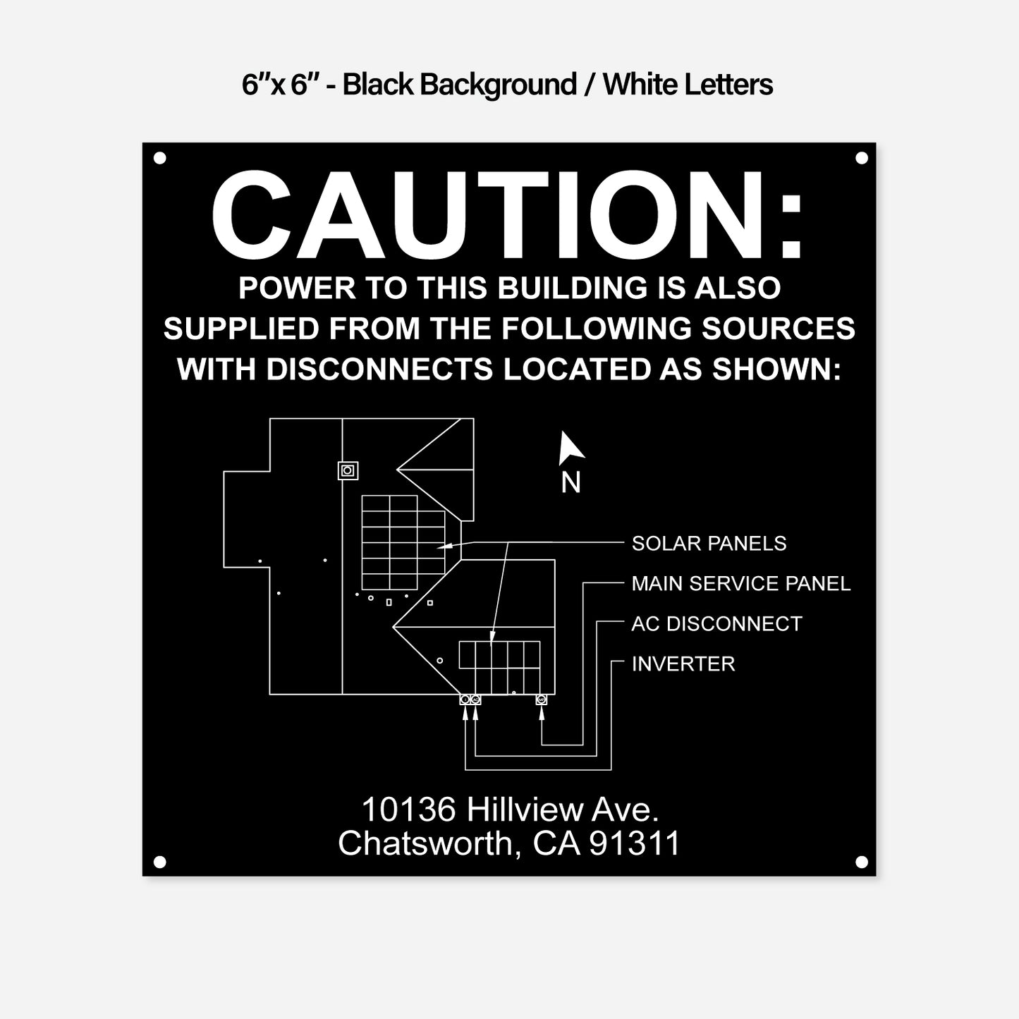 Solar Map Placard